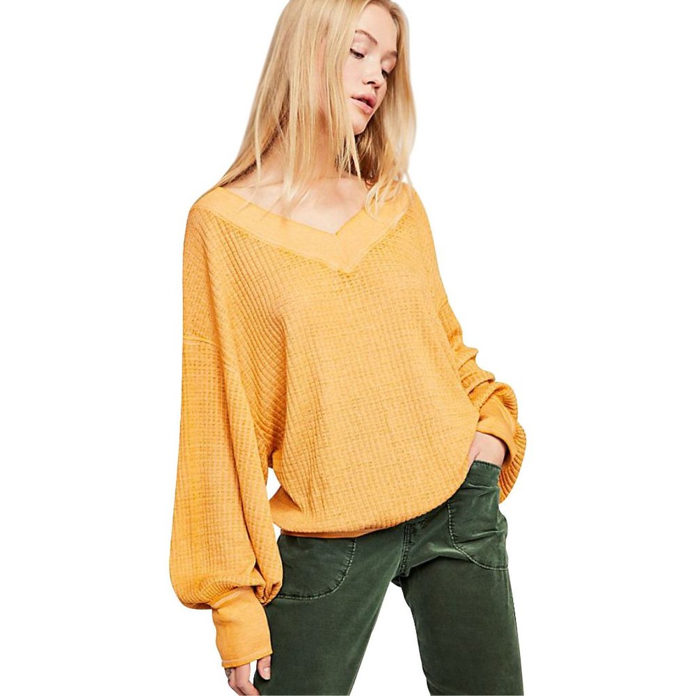 Free People South Side Thermal Top S